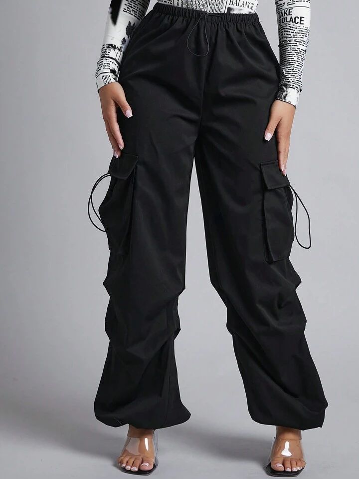Black Cargo Pant