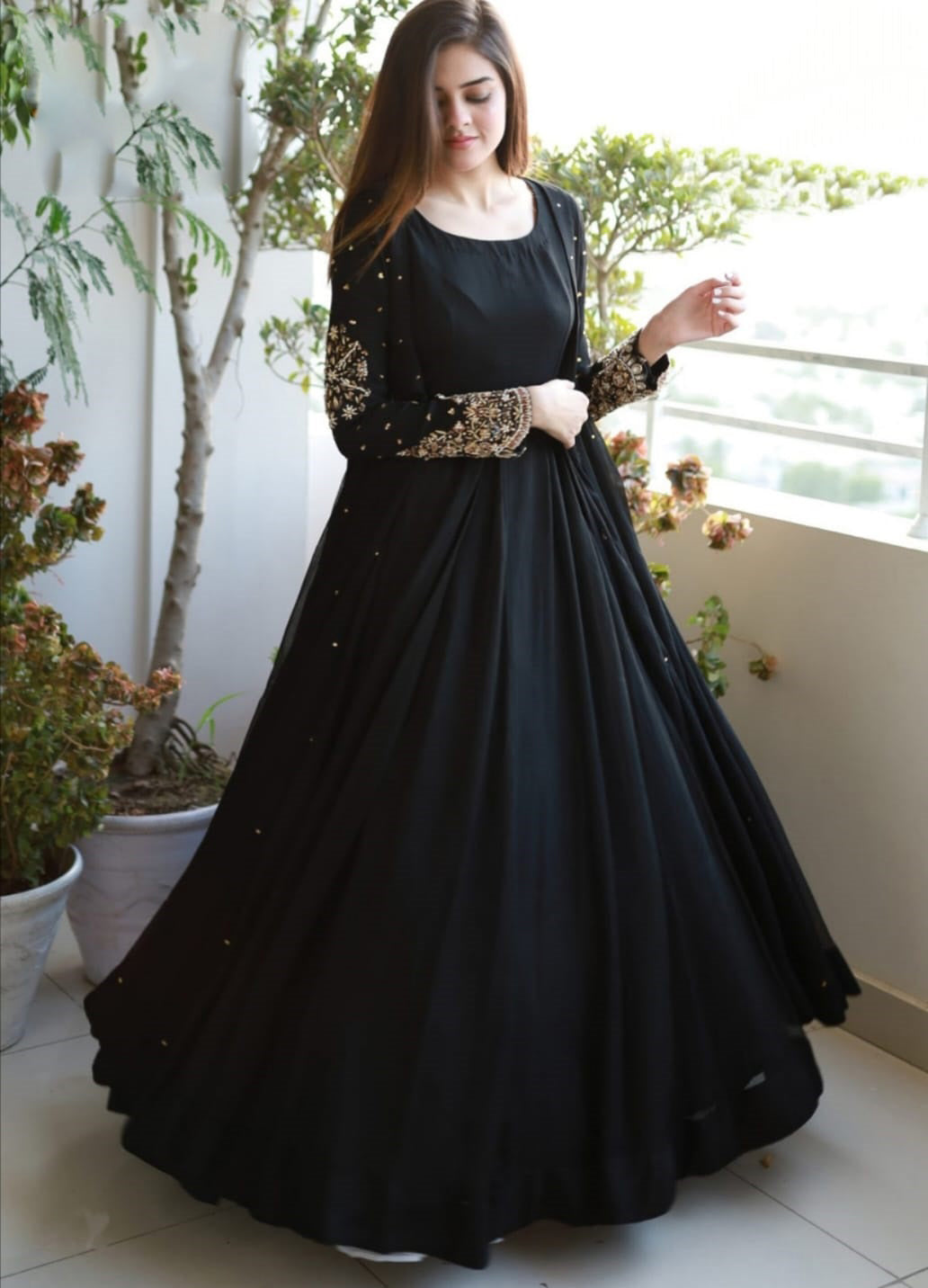 3 Piece Anarkali Maxi