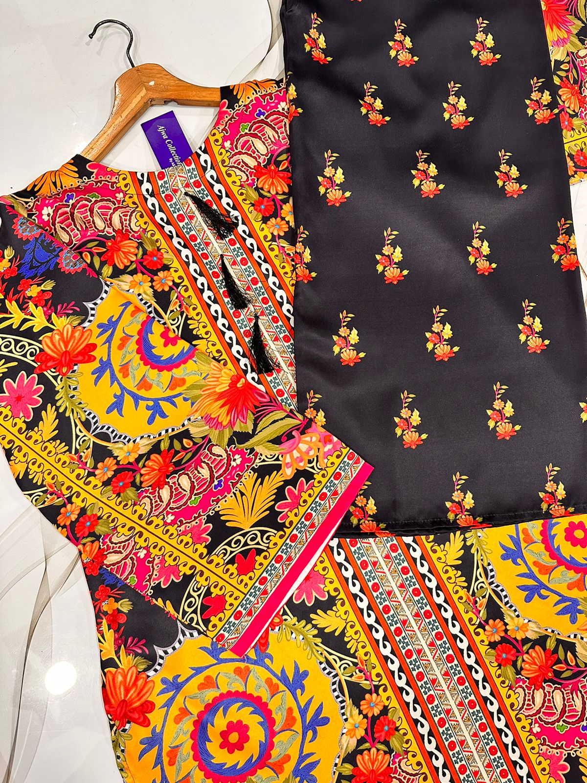 Digital Printed Silk 2-Piece Set
